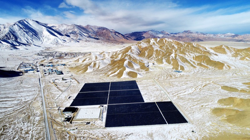 西藏阿里地區日土縣大型太陽能集中供暖項目